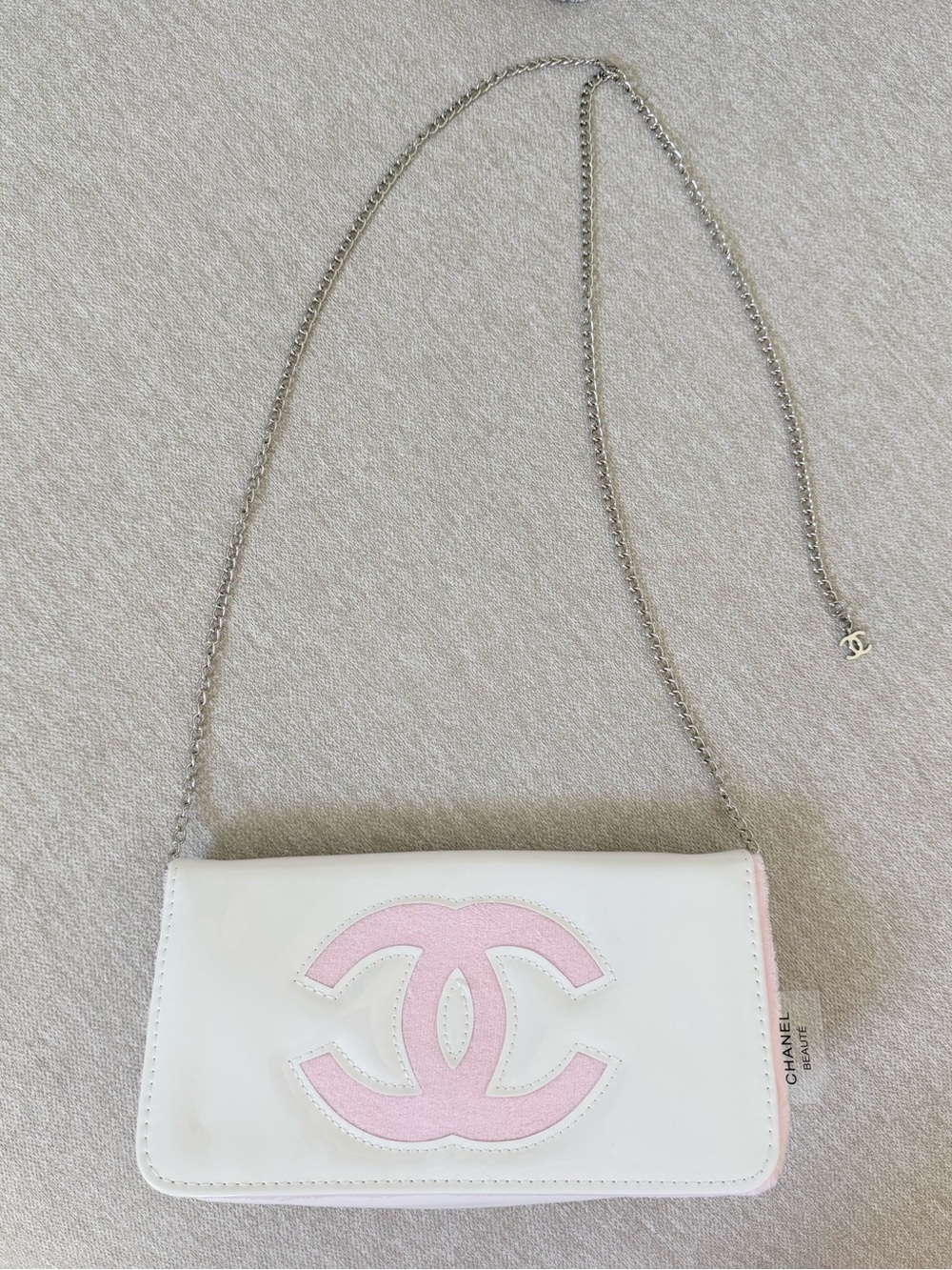 Chanel Beauty Patent Leather Precision Crossbody Bag